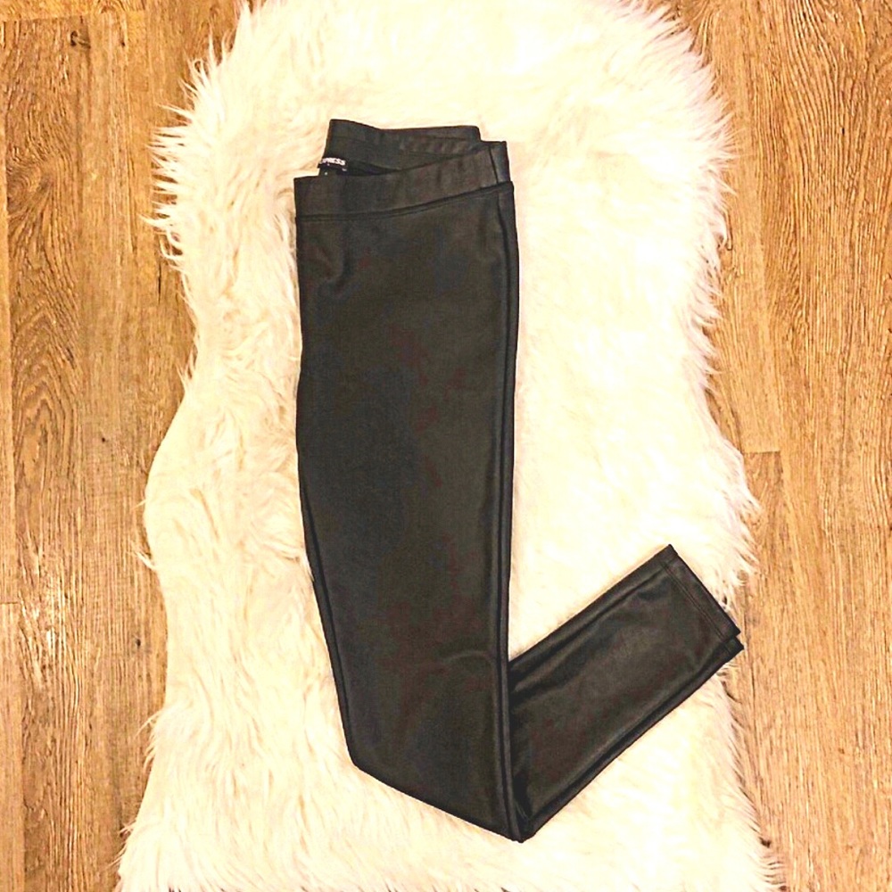 Express // Faux Leather Leggings